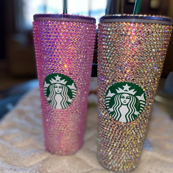 Custom made rhinestone Starbucks venti cups! - Picture 2 of 4